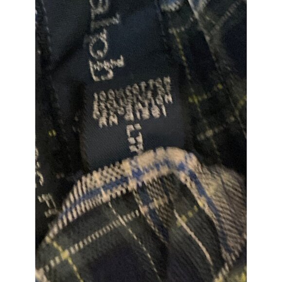 Polo Ralph Lauren Classic Fit Blue Plaid Dress Shirt Button Down Men's Large - Picture 7 of 7